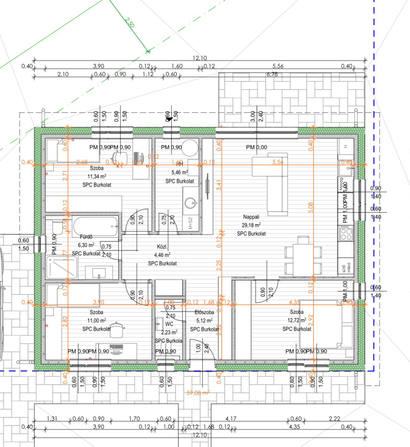 Fanni – 106 m²